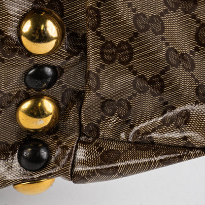 Gucci Babouska Heart Monogram Shoulder Bag