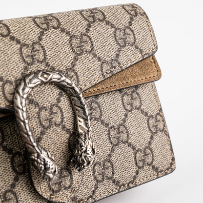 Gucci Super Mini Dionysus GG Crossbody Bag