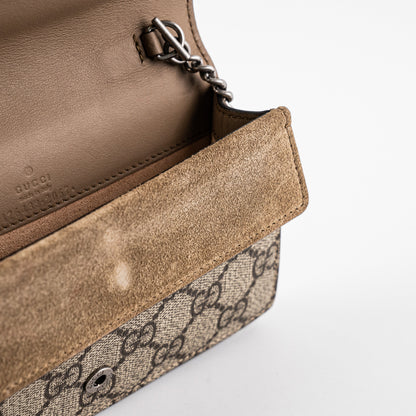Gucci Super Mini Dionysus GG Crossbody Bag