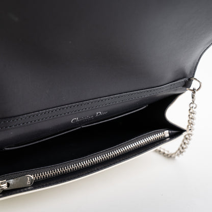 Dior Diorama Patent Wallet On Chain Woc Ivory