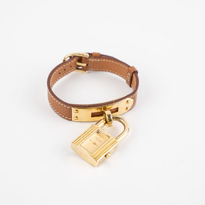 Hermes Kelly Gold Lock Watch