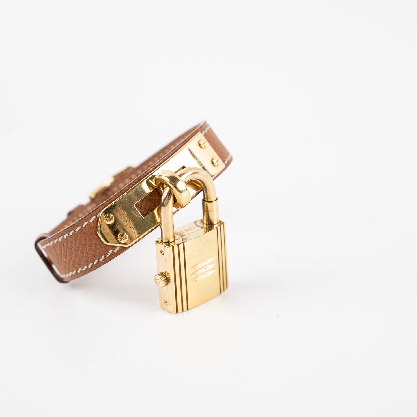 Hermes Kelly Gold Lock Watch