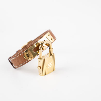 Hermes Kelly Gold Lock Watch