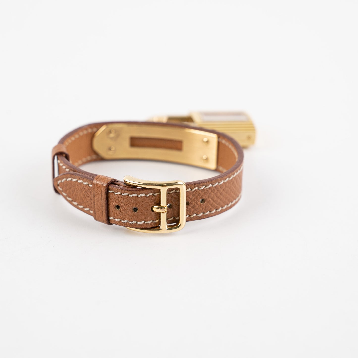 Hermes Kelly Gold Lock Watch