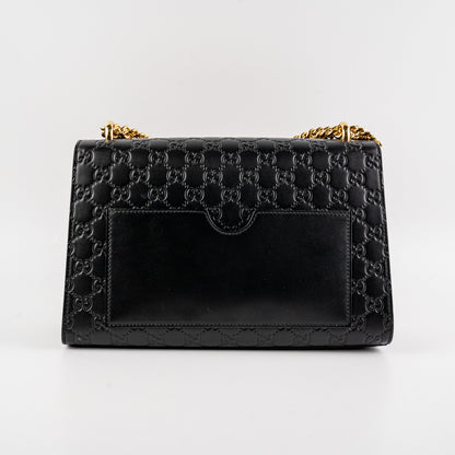 Deal of The Week - Gucci Padlock Medium Signature Shoulder Bag Black