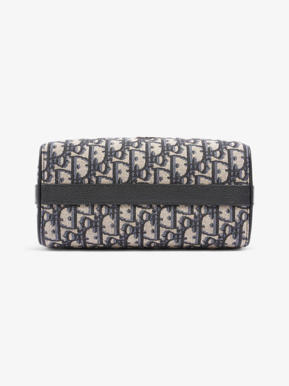 Christian Dior Lingot Duffle Black Oblique / Beige Canvas