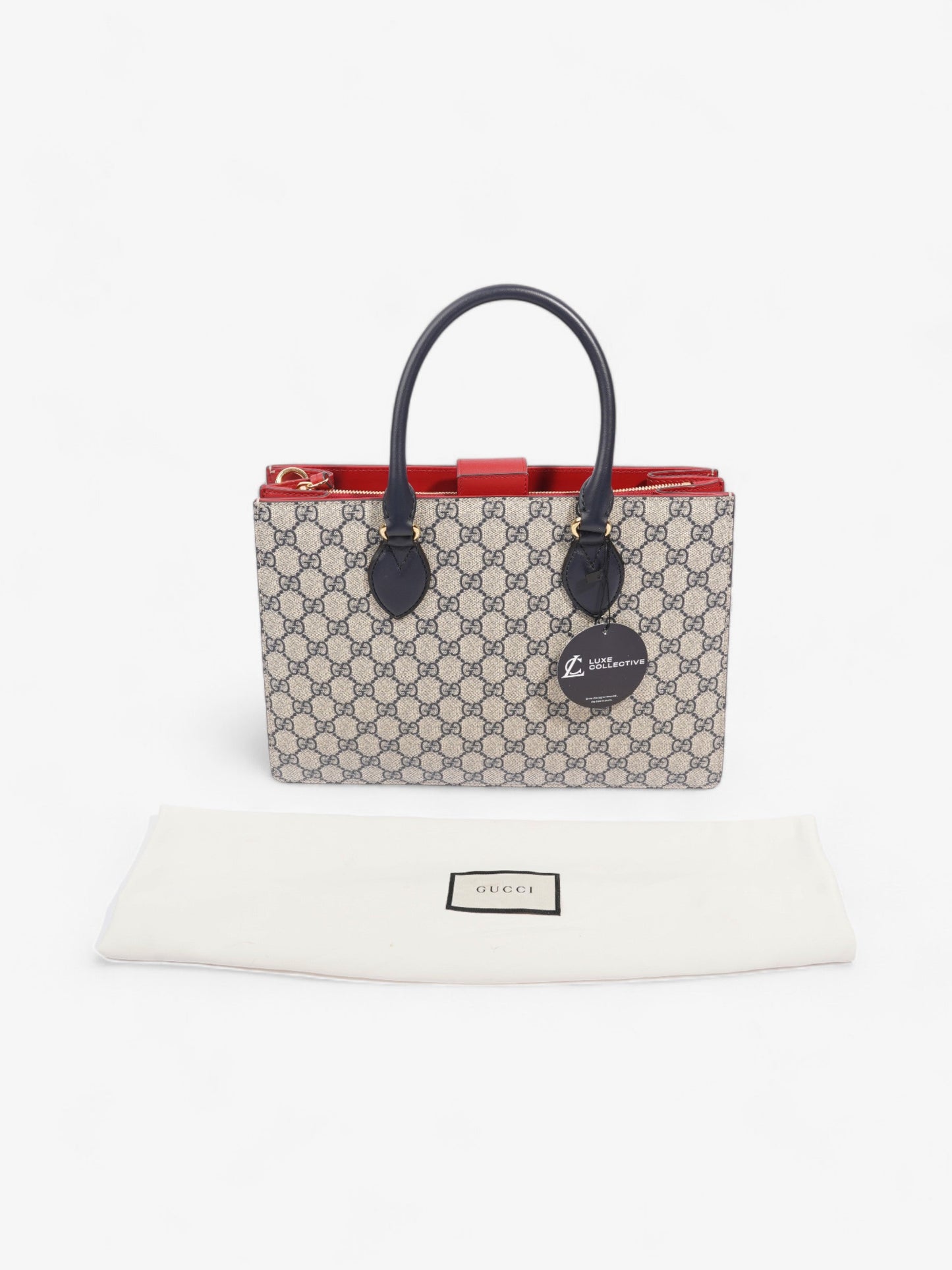 Gucci 2Way GG Supreme / Red Coated Canvas