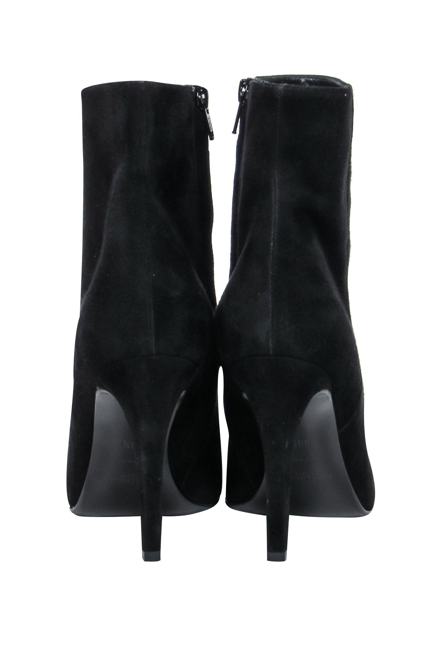 Saint Laurent - Black Suede Booties Sz 8.5