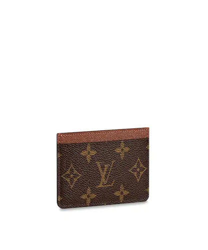 Louis Vuitton Zipped Card Holder Monogram Brown