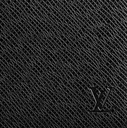 Louis Vuitton Multiple Wallet Taiga Leather Noir