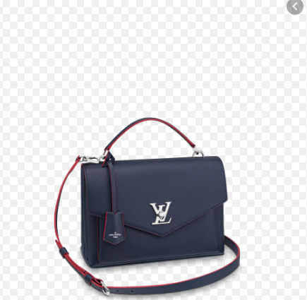 Louis Vuitton Lockmeto Handbag Luxury Leather Noir