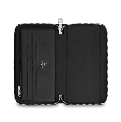 Louis Vuitton Zippy Organizer Epi Leather Black