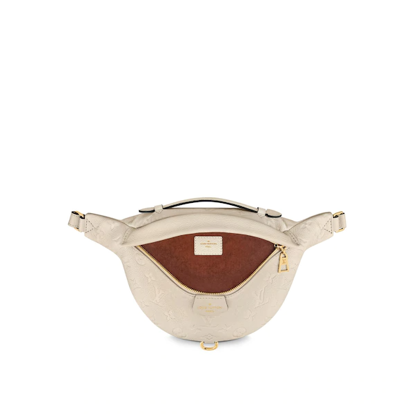 Louis Vuitton Monogram Empreinte Bumbag Creme Beige
