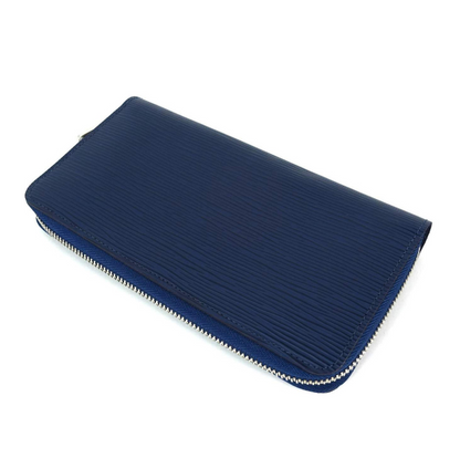 Louis Vuitton Zippy Organizer Epi Leather Navy
