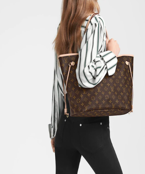 Louis Vuitton Neverfull MM Monogram Beige