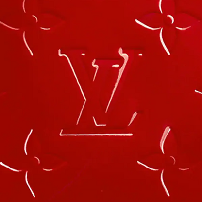 Louis Vuitton Cosmetic Pouch Monogram Vernis Leather Cherry