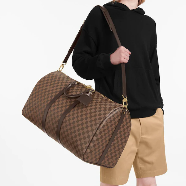 Louis Vuitton keepall bandouliere 55 damier ebene