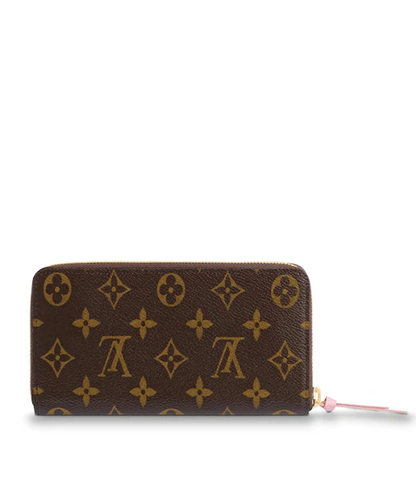 Louis Vuitton Clemence Wallet Monogram Rose Ballerine