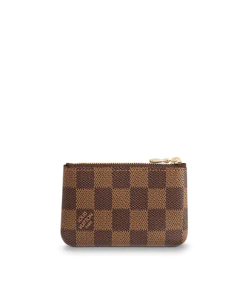 Louis Vuitton Key Pouch Damier Ebene Canvas Louis Vuitton Key Pouch Damier Ebene Canvas