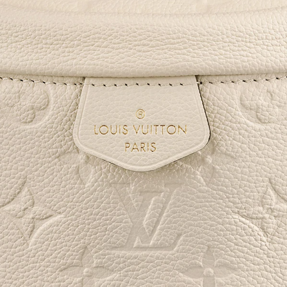 Louis Vuitton Monogram Empreinte Bumbag Creme Beige