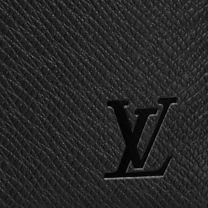 Louis Vuitton Zippy Organizer Taiga Leather Black