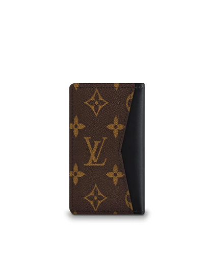 Louis Vuitton pocket organizer monogram macassar canvas black