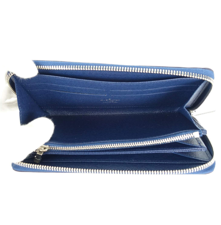 Louis Vuitton Zippy Organizer Epi Leather Navy