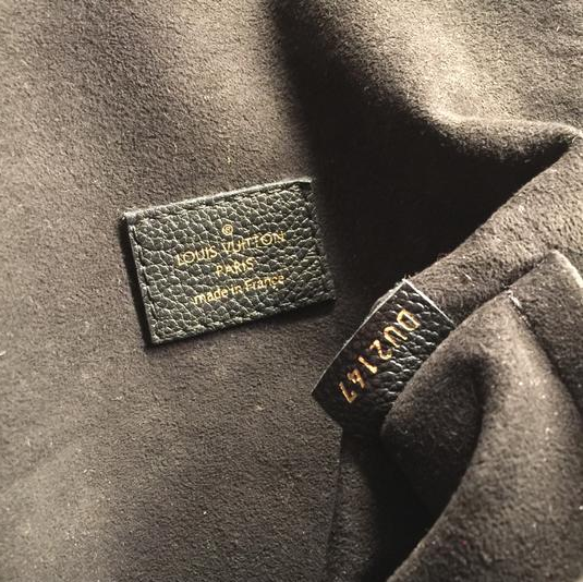 Louis Vuitton Junot Monogram Empreinte Leather Noir