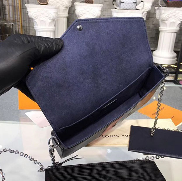 Louis Vuitton Pochette Felicie Epi Leather Noir