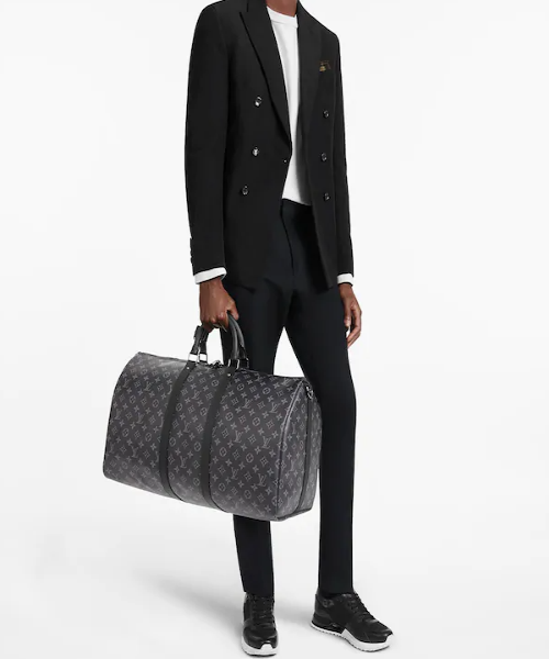 Louis Vuitton Keepall Bandouliere 55 Monogram Eclipse