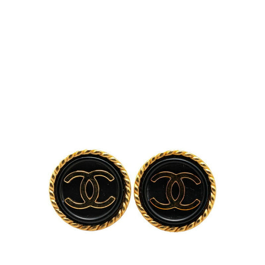 Chanel CC Logo Earrings