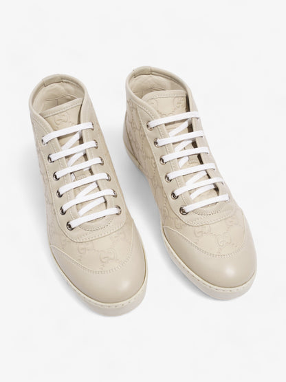 Gucci Guccissma High-tops Beige Leather EU 36 UK 3