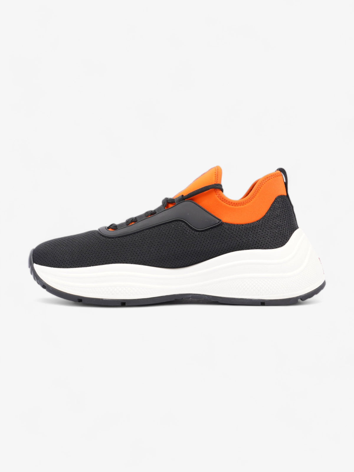 Prada Neoprene Sneakers Black / Orange  Neoprene EU 43 UK 9