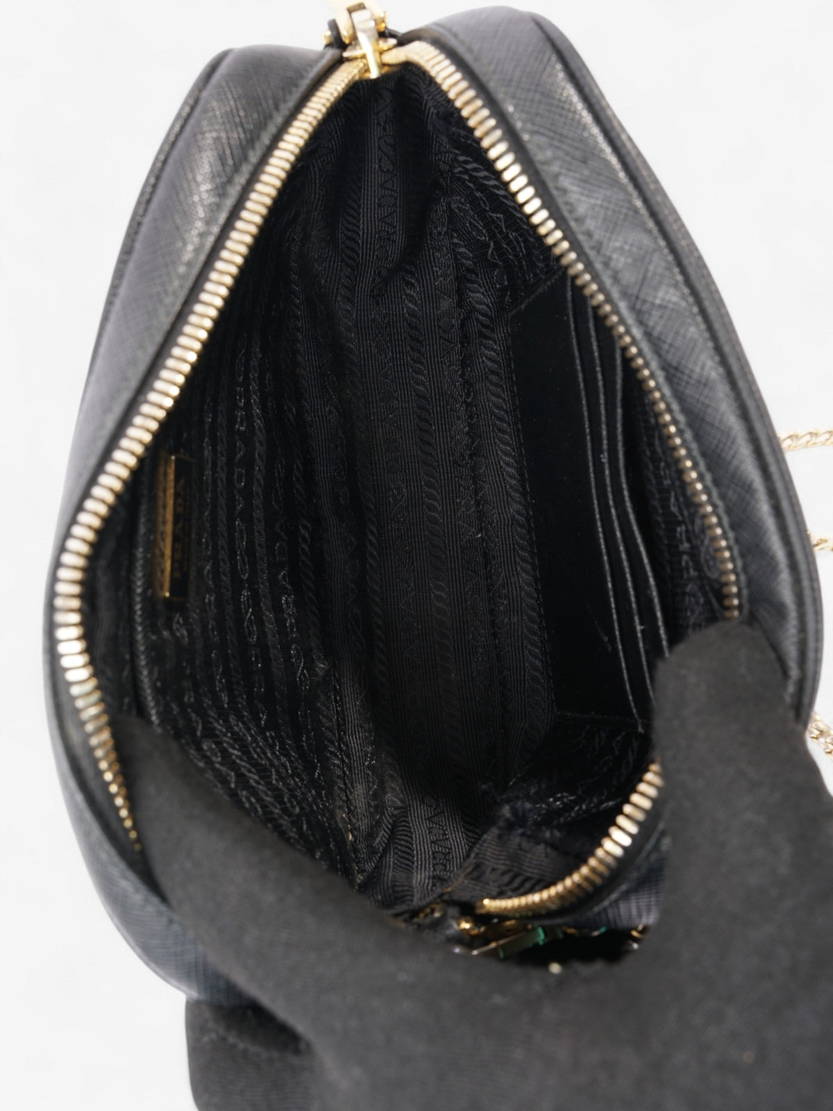 Prada Camera Bag Black Saffiano Leather