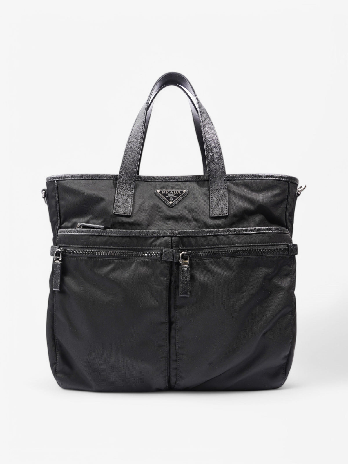 Prada Tote Bag Black Re Nylon
