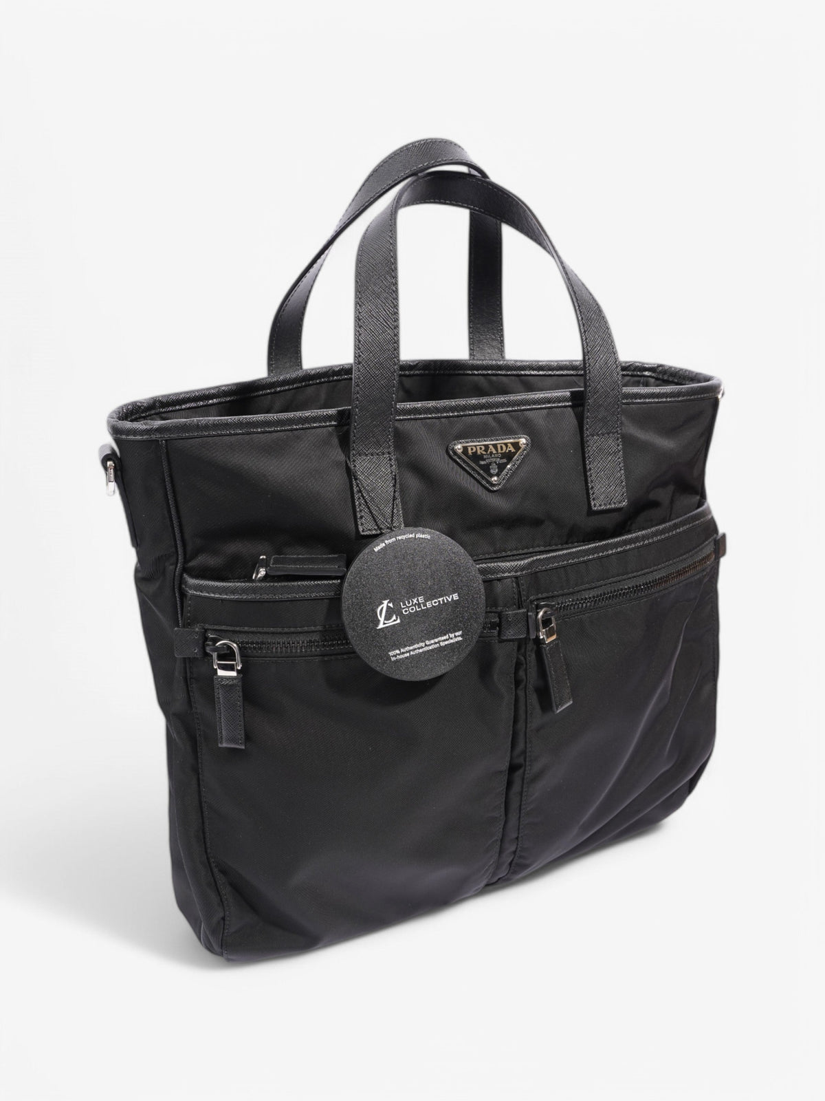 Prada Tote Bag Black Re Nylon