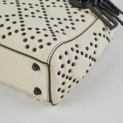 Christian Dior Mini Lady Dior Studded Ivory