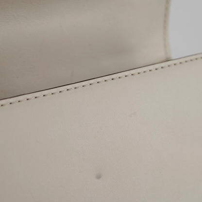 Gucci White Mini Sylvie Crossbody Bag