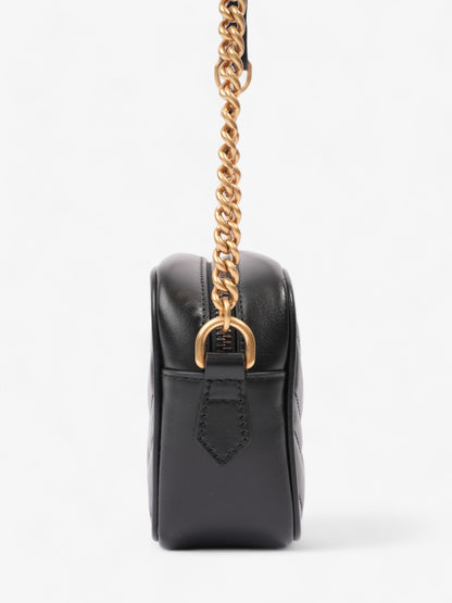 Gucci GG Marmont Black Matelasse Leather Mini
