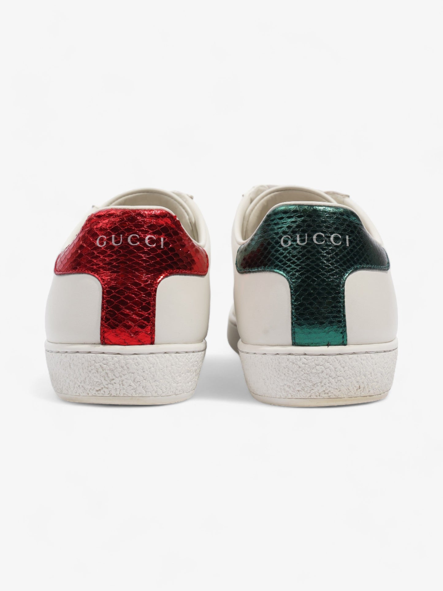 Gucci Ace Embroidered Bee White / Green / Red Leather EU 35.5 UK 2.5