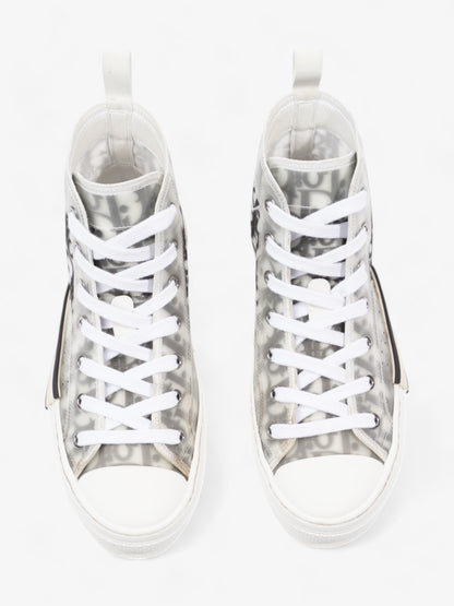 Christian Dior B23 High Top White / Black Canvas EU 37 UK 4