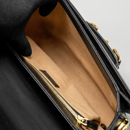 Gucci Horsebit 1955 shoulder bag calfskin black