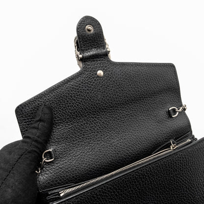 Gucci Dionysus Wallet on Chain Calfskin Black SHW