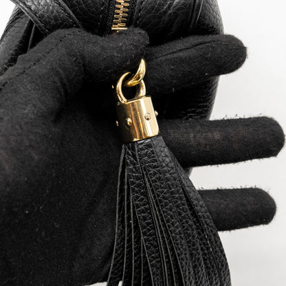 Gucci Soho Disco camera Crossbody Bag Calfskin Black L