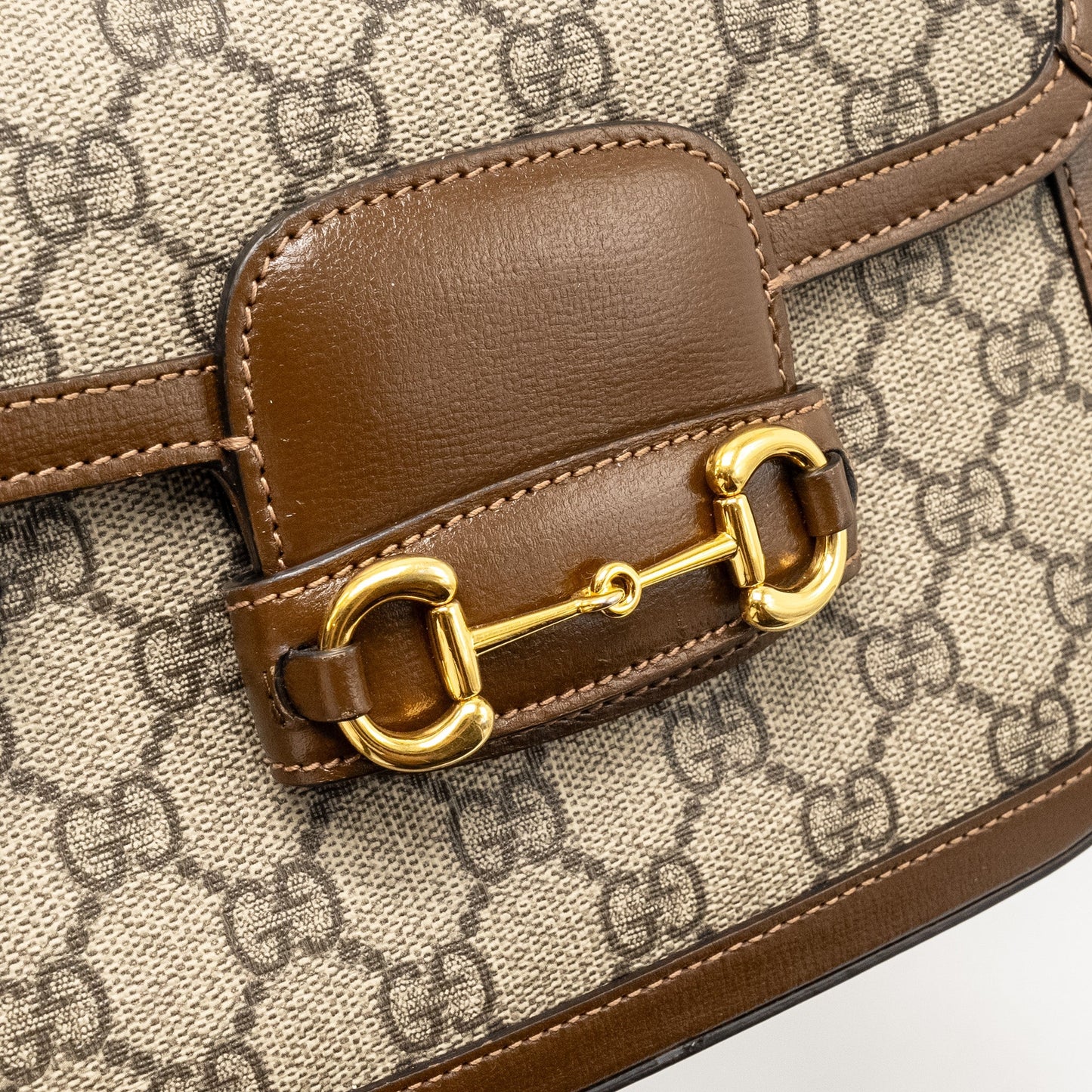 Gucci Horsebit 1955 Mini Bag GG Supreme Canvas