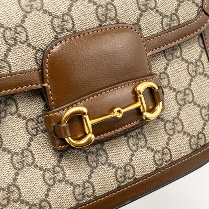 Gucci Horsebit 1955 Mini Bag GG Supreme Canvas