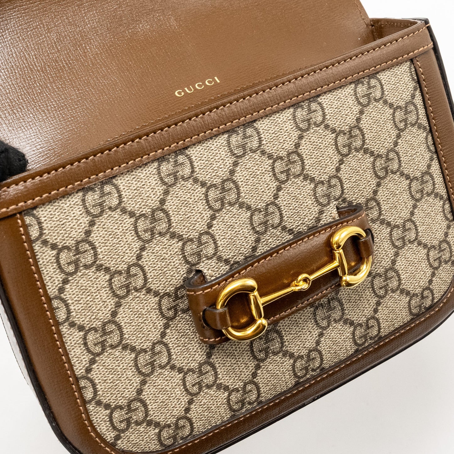 Gucci Horsebit 1955 Mini Bag GG Supreme Canvas