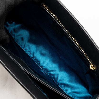 Gucci Ophidia Chain Bag Dragon Embroidered Suede Blue/Black/Multicolour