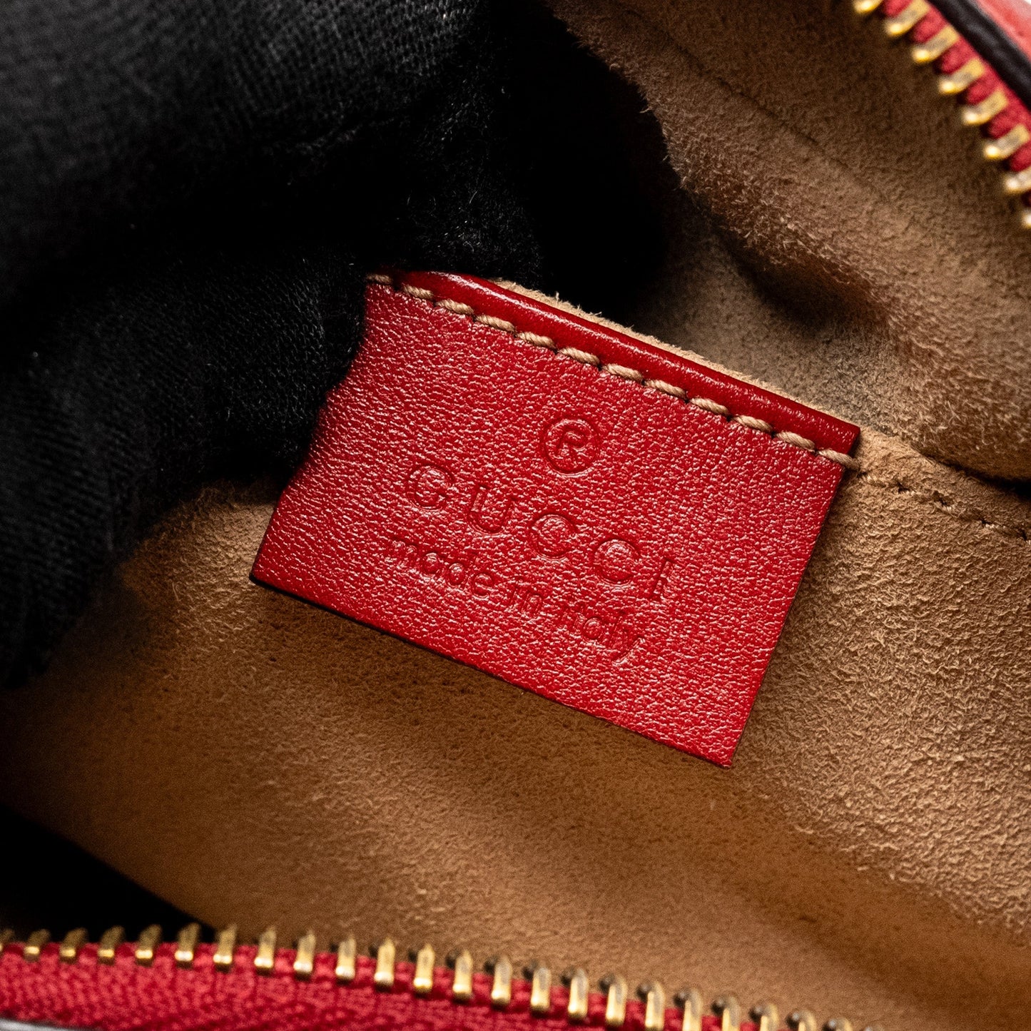 Gucci GG Marmont Matelasse Camera Bag Red Leather Red