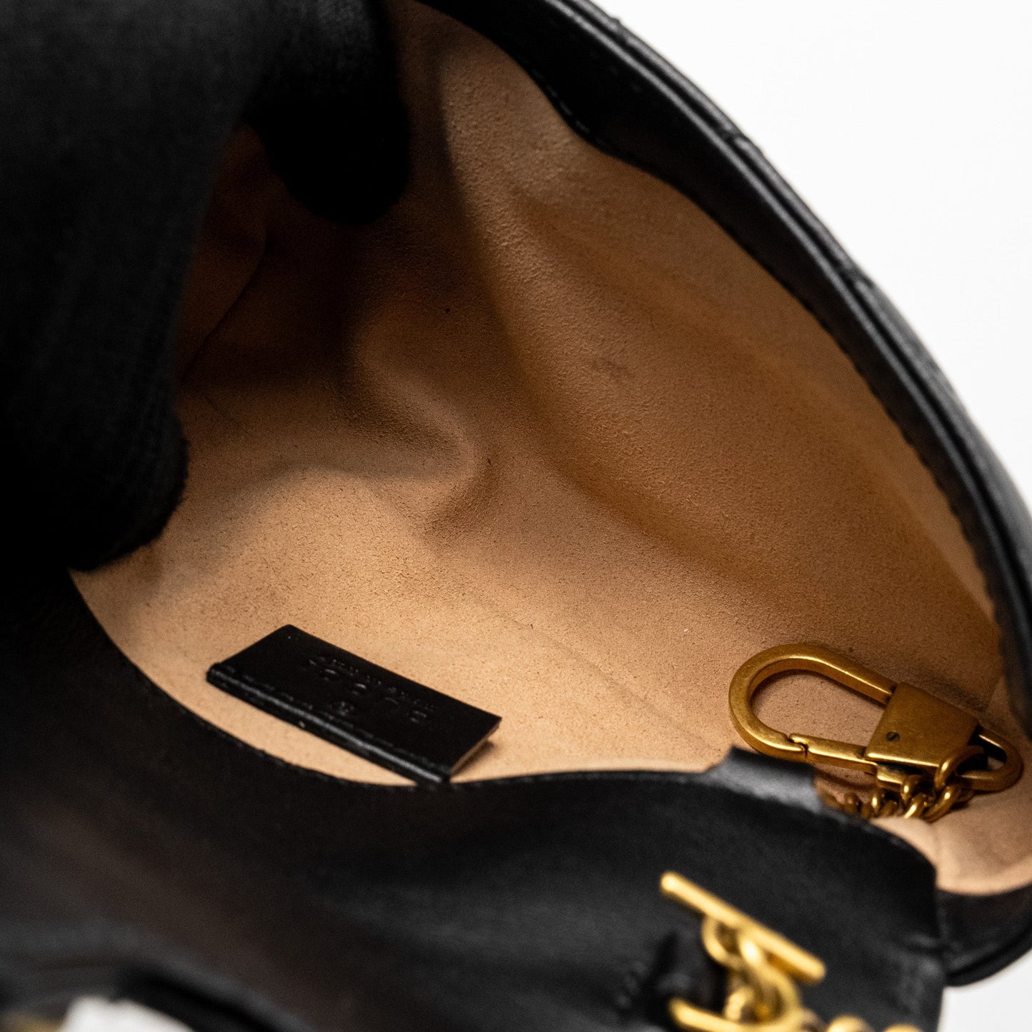 Gucci Super Mini Marmont calfskin black